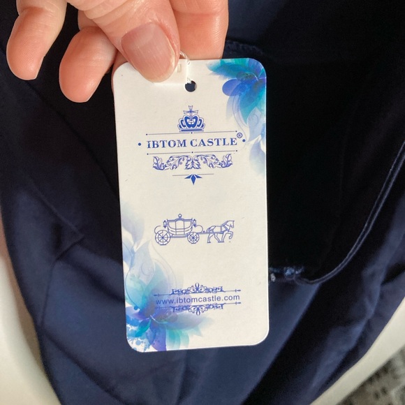 IBTOM CASTLE, Women's wide leg sexy high waist, halter top Romper with pockets - Picture 13 of 15